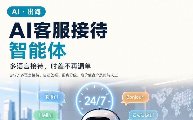 AI客服接待智能体 产品海报