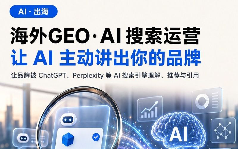 海外GEO·AI搜索运营 产品海报
