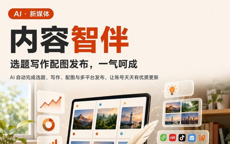 内容智伴 产品海报