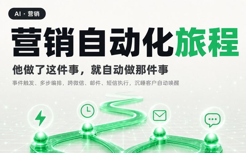 营销自动化旅程 产品海报